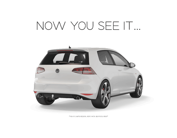 Volkswagen Golf GTI Hitch The Hitch Made to be Hidden